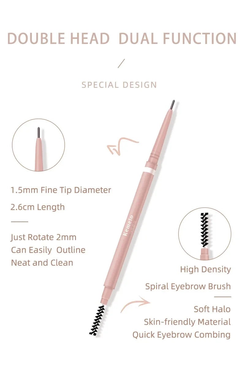 Waterproof Double-Ended Eyebrow Pencil